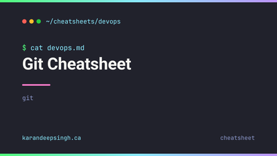 Git Cheatsheet Git Cheatsheet