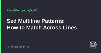 Sed Multiline Patterns: How to Match Across Lines Sed Multiline Patterns: How to Match Across Lines