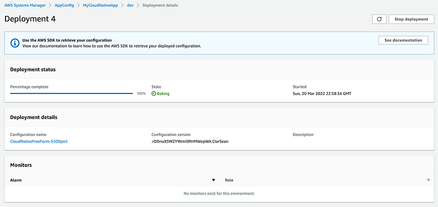 Monitor the Deployment